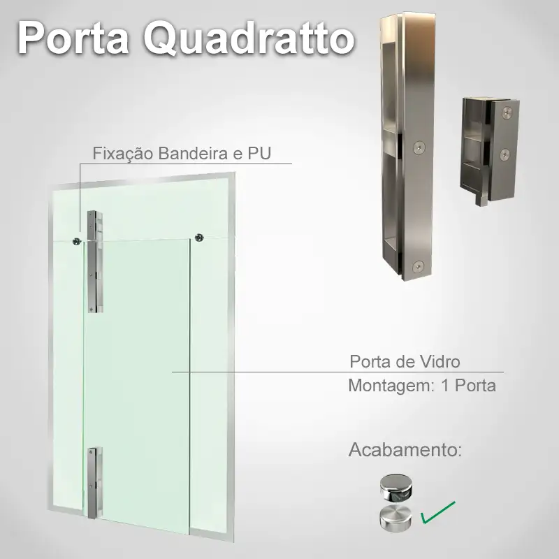 Bandeira 1 Folha Escovado